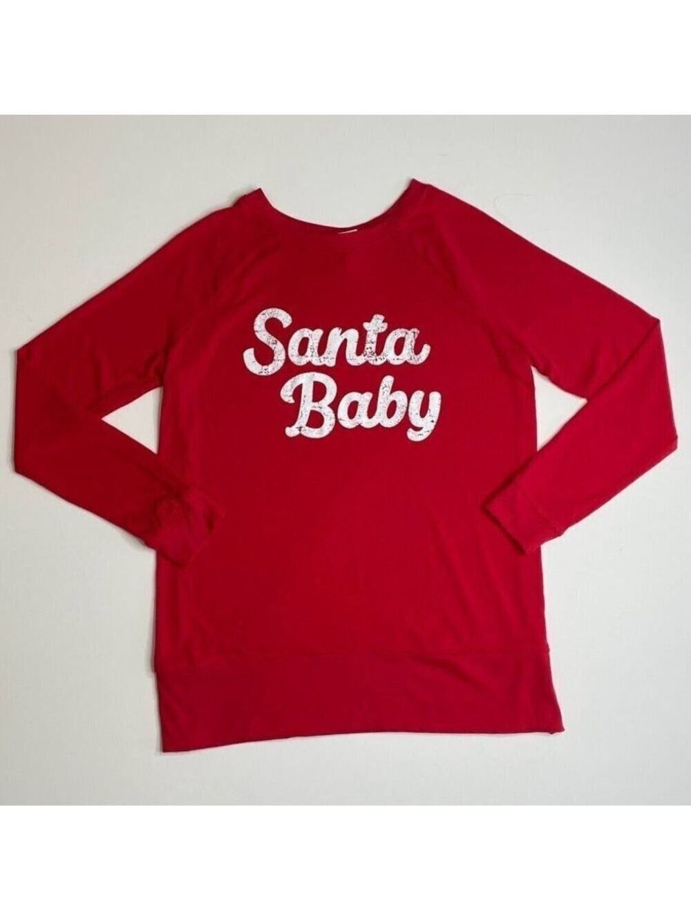 **Ingrid & Isabel** Maternity Long Sleeves Tunic Santa Baby  Multiple Sizes